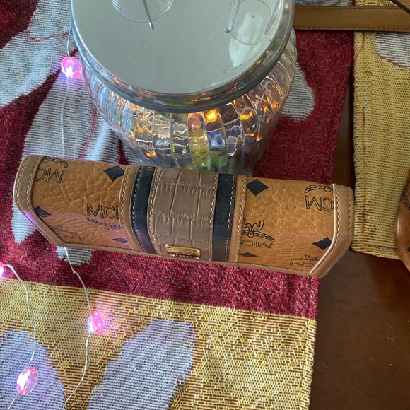 MCM Cognac long vintage trifold wallet. EUC. Matching purse in closet 7”x4” $125 - Picture 8 of 14